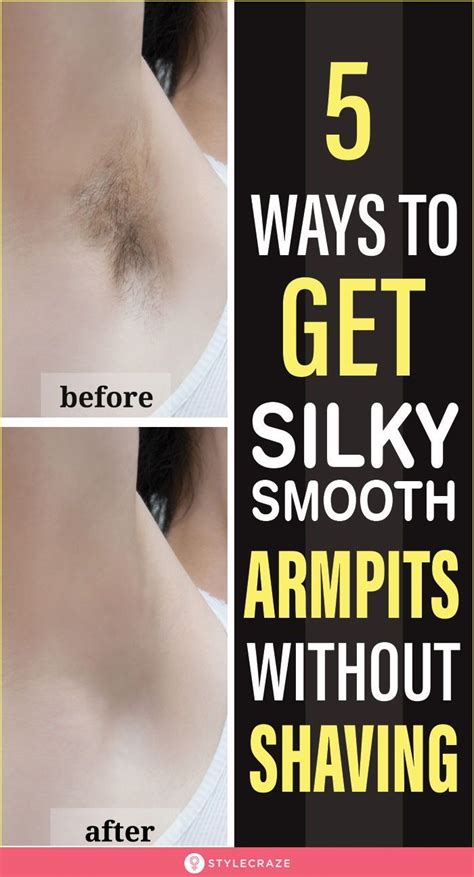 5 Ways To Get Silky Smooth Armpits Without Shaving Them Artofit