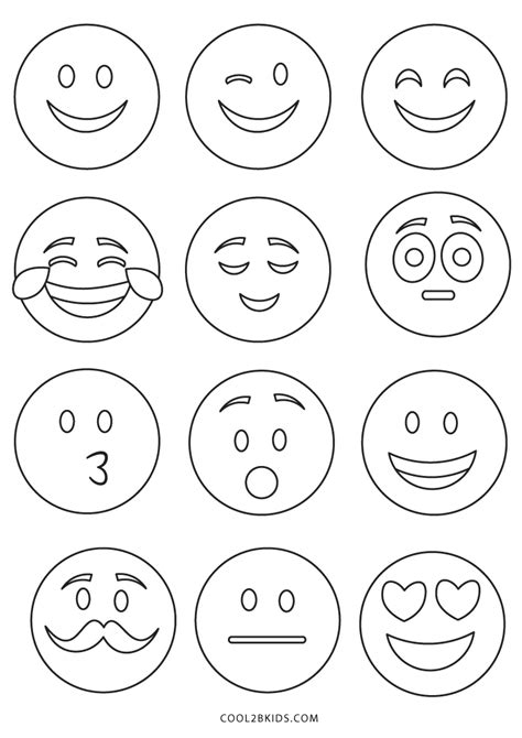 Desenhos De Emoji Para Colorir P Ginas Para Impress O Gr Tis