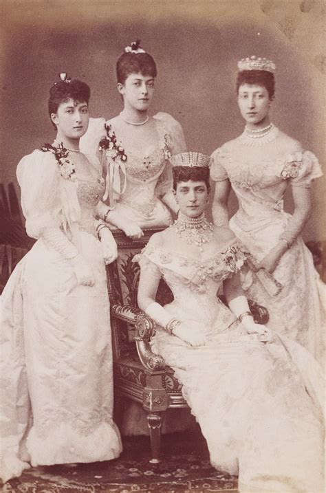 Photograph Of The Princess Of Wales Later Queen Alexandra And Her