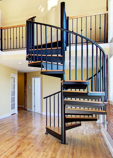 The Downtown Extra Spindle Spiral Staircase Paragon Stairs