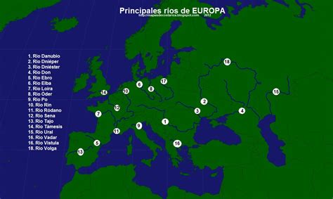 La Carpeta de Rufino RÍOS DE EUROPA