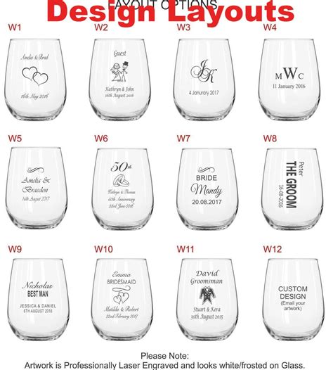 Engraved Libbey Stemless Wine Glasses 503ml Engrave Works