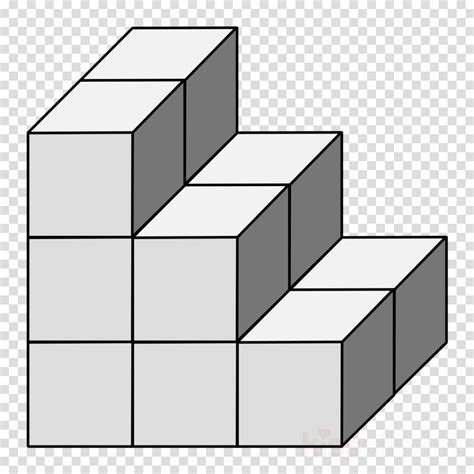 Cube Clipart Cube Isometric Projection Base Ten Blocks Bitmap