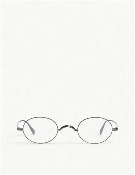 Oliver Peoples Ov1185 Calidor Oval Frame Glasses For Men Lyst