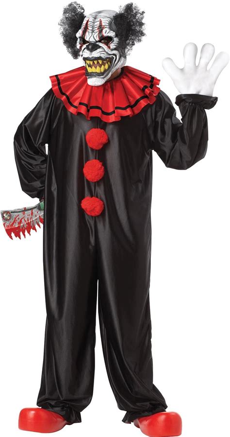 clown last laugh men clown costume scary clown costume evil clown costume