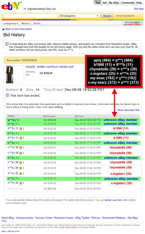 Shill bidding is prohibited on ebay. eBay's *stoneark*: "Buyer/Bidder Network" Analysis - Part 2