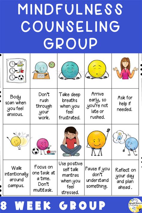 Mindfulness Counseling Group Strategies To Self Reflect And Practice
