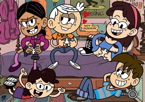 Gaming At The Casagrandes By J Zrod98 On Deviantart Loud House Characters Cute Memes Nickelodeon