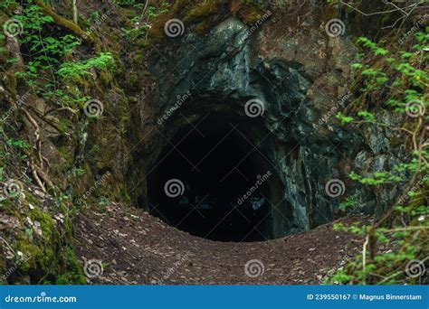 Entrance Shaft To An Abandoned Old Mine Stock Image Image Of Closed