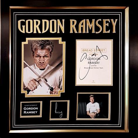 Gordon Ramsay Signed Presentation GiveFundraising Gordon Ramsay