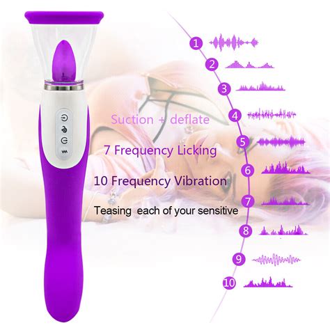 Automatic Sucking And Licking Pussy Pump Adult Toy Vibration Heating Purple Ebay