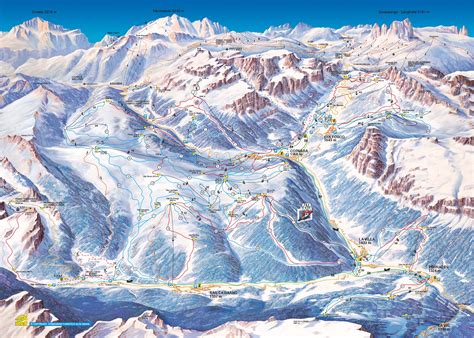 Alta Badia Ski Map