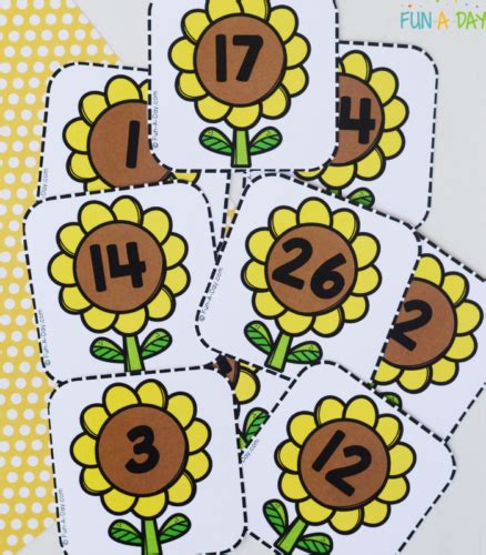 Sunflower Calendar Numbers Free Printable Laptrinhx News