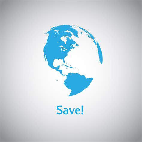 Save The World Vector Symbol 276356 Vector Art At Vecteezy
