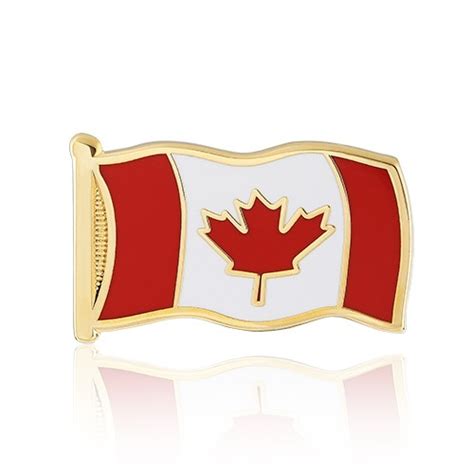 Lapel Pins Stock Canada Flag Lapel Pins S113
