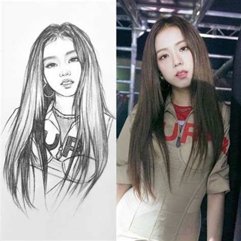 By Shookydough On Instagram Girl Drawing Sketches Kpop Drawings