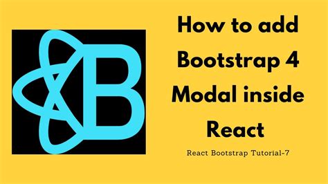 How To Add Bootstrap 4 Modal In React React Bootstrap Tutorial 7