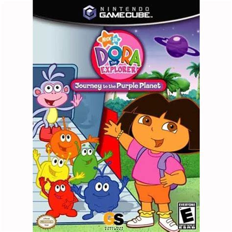 Dora The Explorer Journey Purple Planet Nintendo Gamecube Game