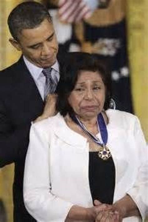 Civil Rights Activist Sylvia Mendez Receives The Medal Of Freedom In 2010 At Age Eight She