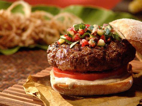Five Spice Lamb Burgers With Pickled Cucumber Relish And Five Spice