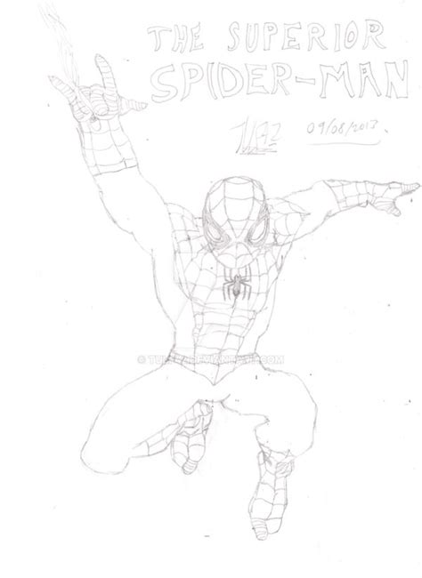 Superior Spider Man Sketch By Tulf42 On Deviantart