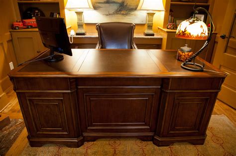 Paneled Executive Desk Eclectic Home Office Other