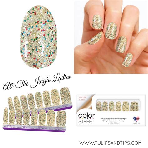 Beautiful Color Street Gold Glitter Design For This Holiday Season
