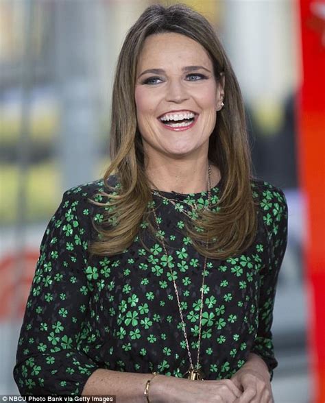 Savannah Guthrie Opens Up About Aging In The Spotlight Daily Mail Online