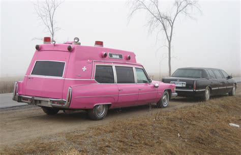 Emergency Vehicles Pink Car Hearse
