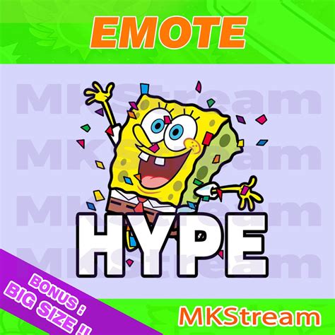 Artstation Twitch Emotes Spongebob Squarepants Hype Artworks