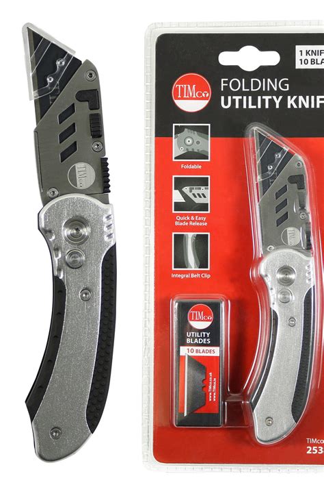 Folding Utility Knife And Blades