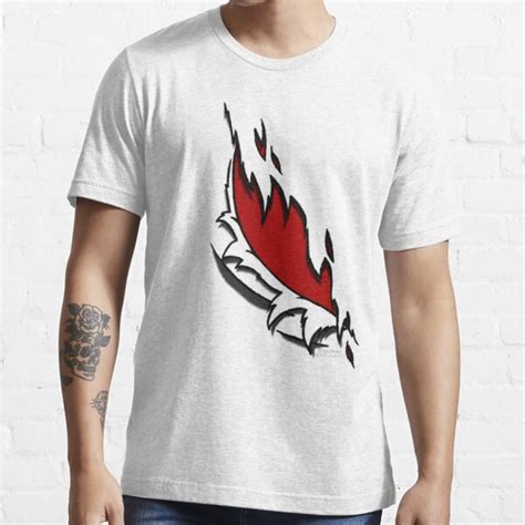 Torn Red T Shirt By Hatefueled Redbubble Torn T Shirts Open T