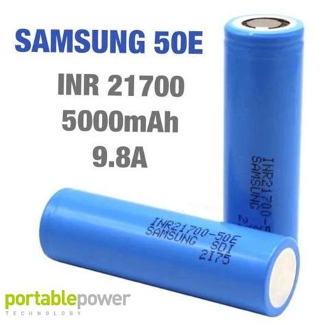 Samsung 50e Inr 21700 Li Ion Battery 36v 5000mah 98a Genuine Samsung