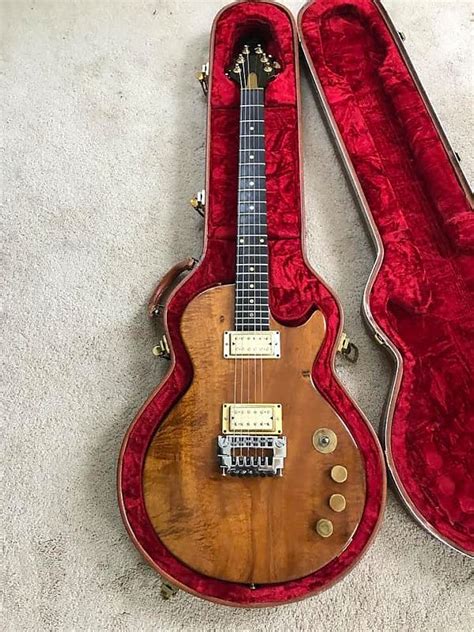 1979 Lenz Custom Made Solid Body Electric Guitar Flamed Koa Reverb