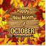 Happy New Month Of OCTOBER  SmitCreationcom