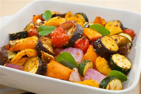 Seasonal root vegetables including squash, sweet potatoes, carrots, and rutabaga have a sweet and hearty flavor when roasted with olive oil and herbs. Easy last-minute side dishes for Christmas dinner