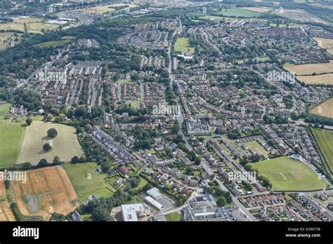 An Aerial View Of The Town Of Ryton Tyne And Wear Stock Photo Alamy