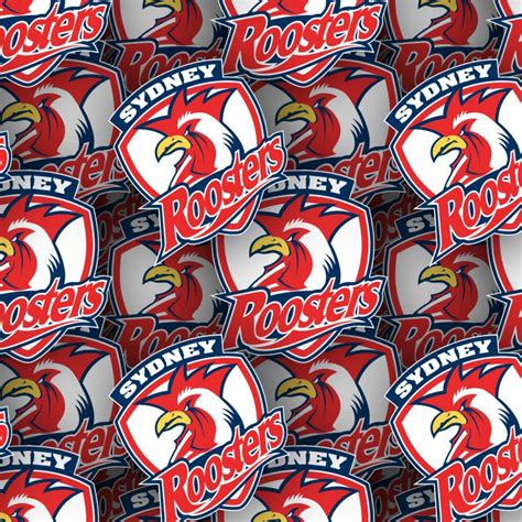 Sydney Roosters Pattern Crew