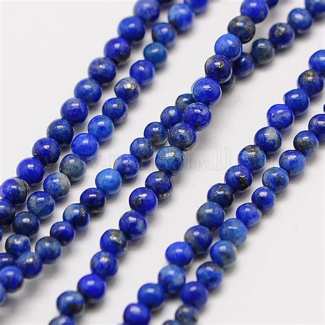 Wholesale Natural Gemstone Lapis Lazuli Round Beads Strands