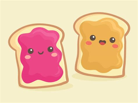 Cute Peanut Butter And Jelly Tattoos
