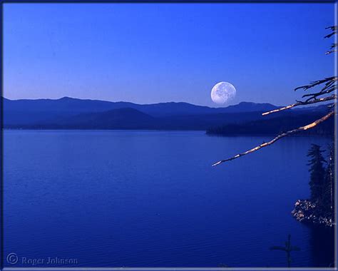 Moon Over Lake Tahoe ~~ A Double Exposure This Was Not Don Flickr