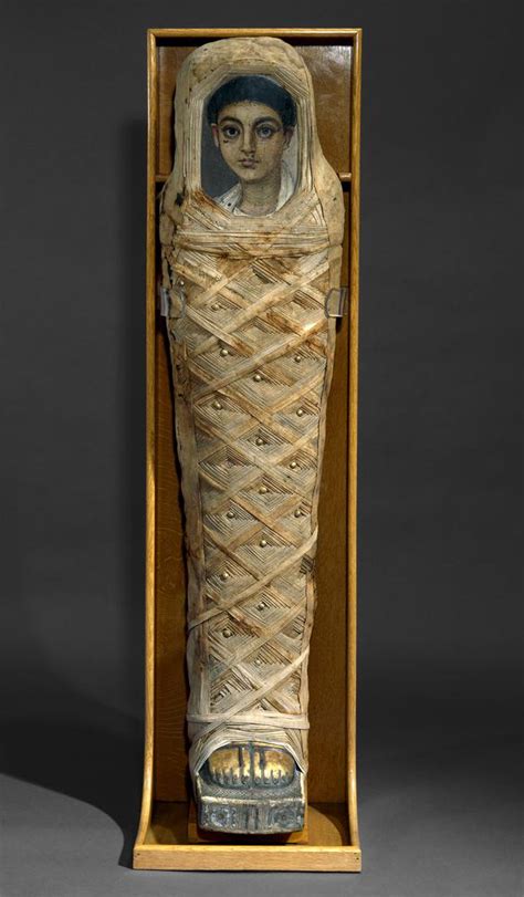 British Museum Image Gallery Mummy Wrapping Mummy Portrait