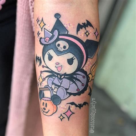 🦄jackie huertas 🌈 on instagram “halloween kuromi for the lovely kat ty so much babe tattoo