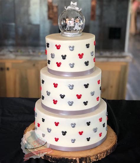 Mickey Mouse Themed Wedding Cake How Fun Is This