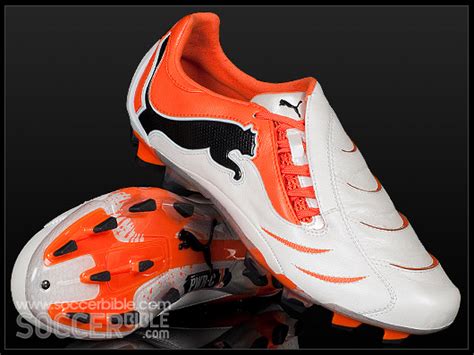 Puma Powercat 110 Football Boots Whiteblackteam Orange Soccerbible