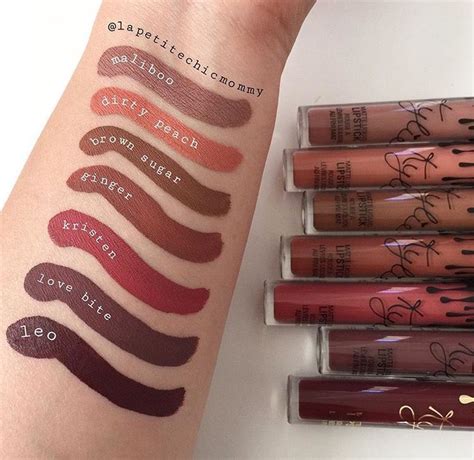 Jordyn and i have had a true unmatchable relationship and i consider her family, jenner wrote at the time of the. pinterest: bellaxlovee ☾ | Kylie cosmetics swatches, Kylie lipstick, Liquid lipstick swatches