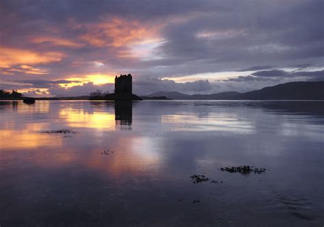 Castle Stalker Sunset 2 Appin Argyll Scotland Transient Light