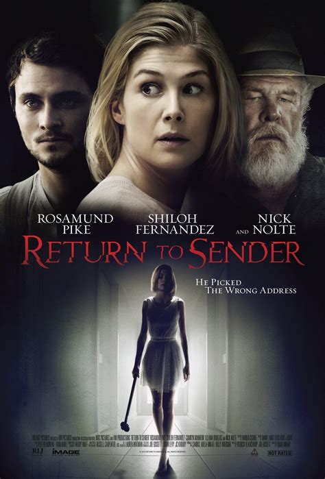 Miranda (rosamund pike) is a dedicated nurse, an exquisite cake maker and an impeccable friend. Return to Sender DVD Release Date September 29, 2015