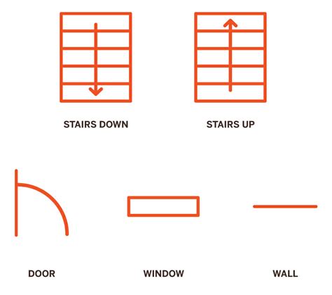 Stairs Symbol Floor Plan