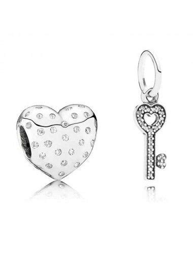 Pandora Key To My Heart Charm Set Bb128 Uk Pandora